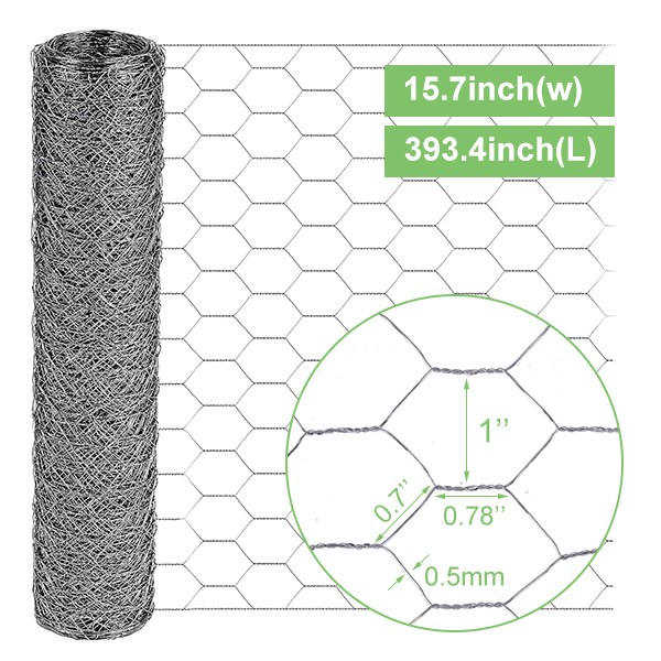 Hexagonal carbon steel chicken wire netting