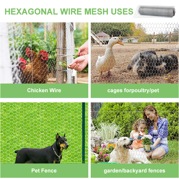 Wholesale carbon steel galvanized hexagonal wire mesh