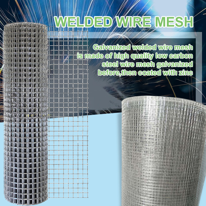 Galvanized welded wire mesh for fence