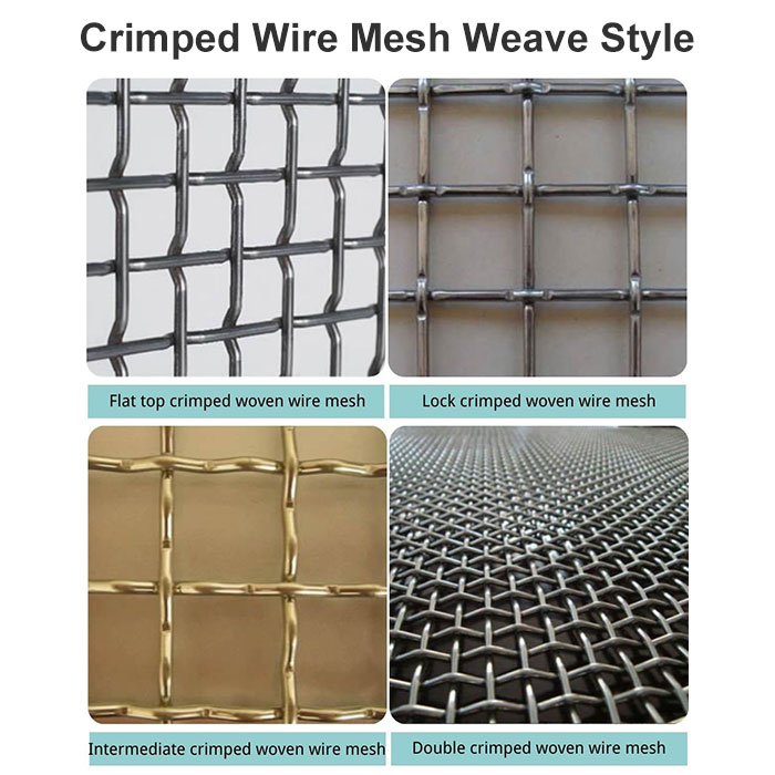 Gi Double Crimped Wire Mesh