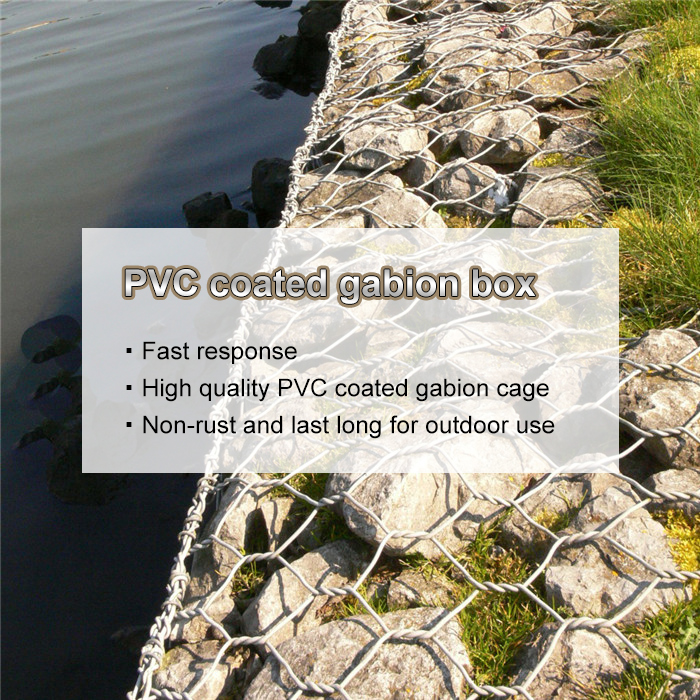 PVC Coated Anti-rust Gabion Box