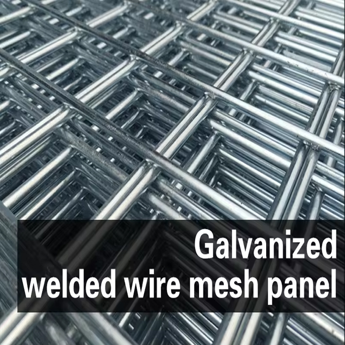 Galvanized square hole welded wire mesh panels