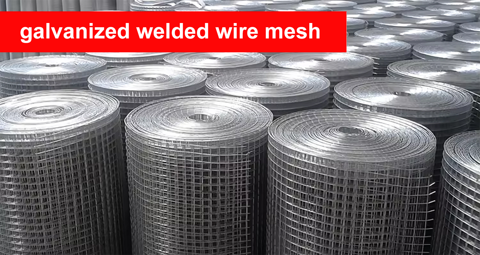 25 ft 50 ft 100 ft galvanized welded wire mesh fence for sale