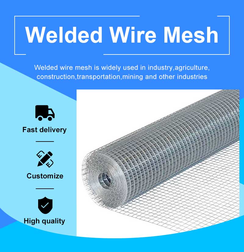 5 ft x 100 ft 14 gauge galvanized welded wire mesh