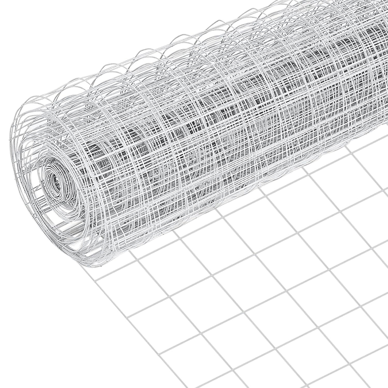 1/2 inch mesh size white vinyl coated welded wire fencing