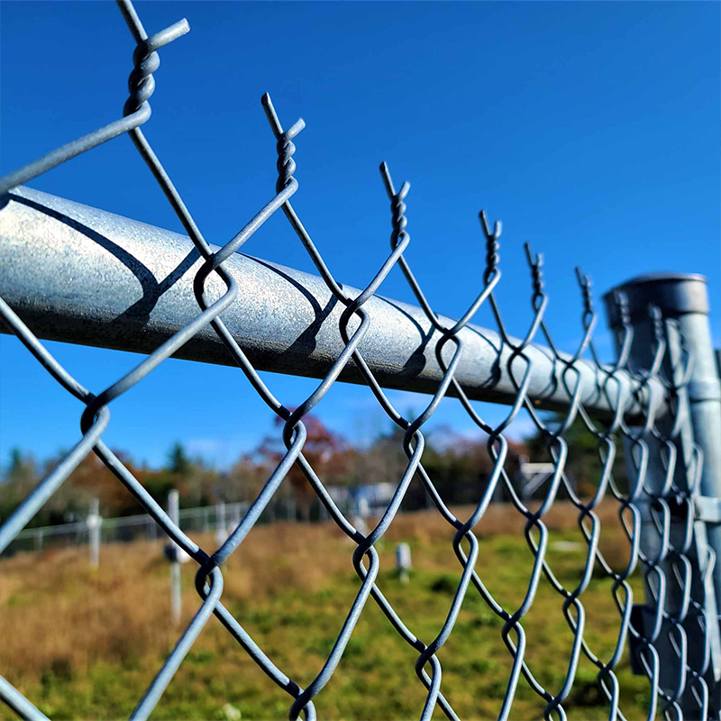 3 ft height twisted edge galvanized chain link fence