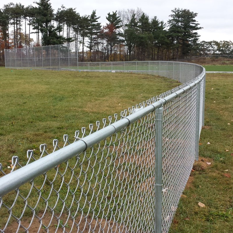 3ft 0.9m high galvanized chain link construction fence