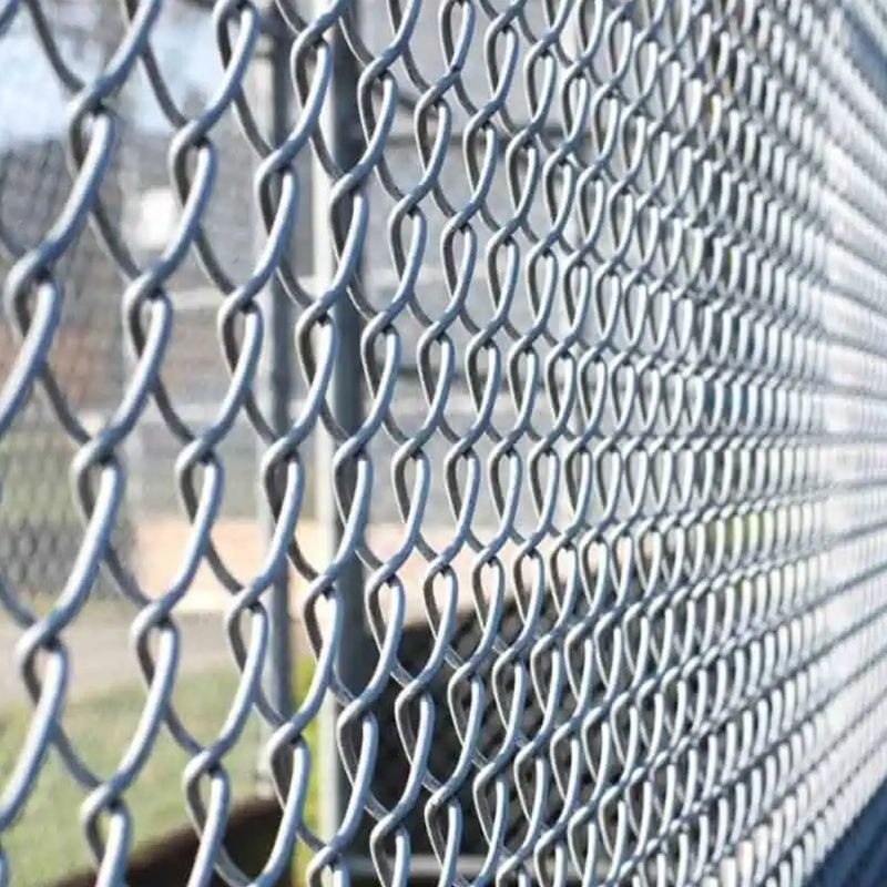 Galvanized 9 gauge 6ft(high) x 50ft(long) iron chain link fence