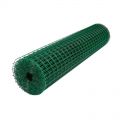 Black and green welded wire mesh with plastic coated