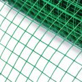 Black and green welded wire mesh with plastic coated