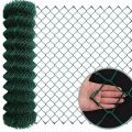 Customized factory price plastic coated chain link fence