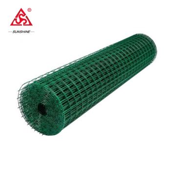 plastic coated vinyl anti-rust welded wire mesh fence