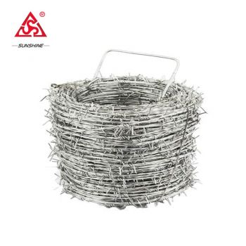 Electric and Hot-Dipped Galvanized Barbed Wire Fence