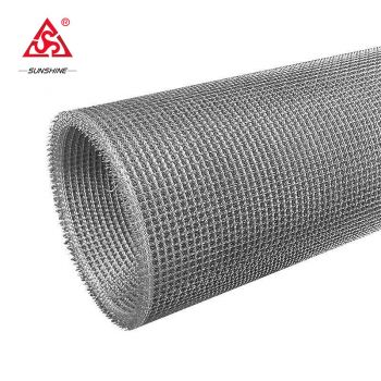 Factory price wholesale galvanized square hole wire mesh