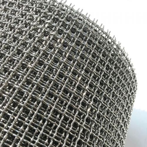 Custom woven plain metal crimped wire mesh