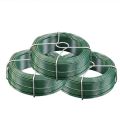 Black green yellow and white PVC coated iron wire