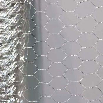 Low carbon steel galvanized hexagonal wire netting