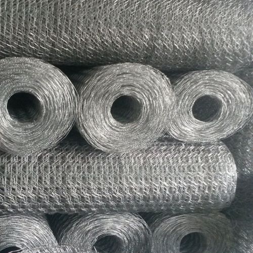 Low carbon steel galvanized hexagonal wire netting