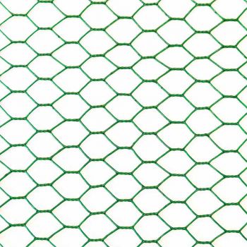 Galvanized hexagonal iron wire mesh with plastic coated