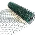 Green chicken wire mesh 24 inch tall 48 inch height 50 feet length