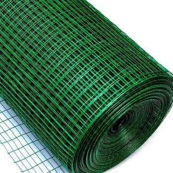 13mm x 13mm 1 inch x1 inch PVC coated square hole welded wire mesh