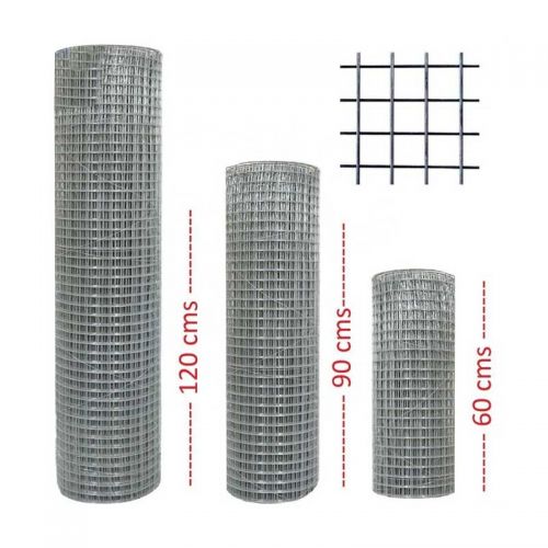 1 x 2 inch mesh size 48 inch high galvanized welded wire mesh rolls