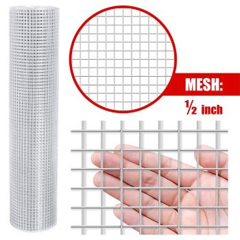 1/4 inch 1/2 inch 1 inch galvanized welded wire mesh