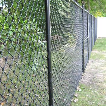 Four foot PVC coated chain link fence for your backyard