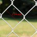 1 inch 1 1/4 inch mesh size galvanized chain link fence