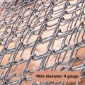 Galvanized 9 gauge 6ft(high) x 50ft(long) iron chain link fence