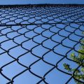 4 ft 5 ft 6 ft black vinyl coated chain link fencing