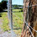 Galvanized woven wire metal livestock cattle fence