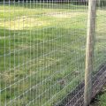 Galvanized woven wire metal livestock cattle fence